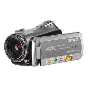 ORDRO AZ50 13MP 4K Camcorder Professional Video Camera Night Version DV Camera for Livestreaming