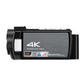 ORDRO AE8 4K Camcorder DV Camera 30MP Still Image Recording w/ Wide-Angle Lens Mic Hood Stabilizer
