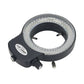 41MP Microscope Camera USB Camera With 300X C Mount Lens 144-LED Ring Light For PCB Soldering