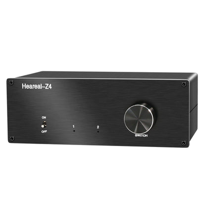 Heareal-Z4 Audiophile Amplifier Speaker Switcher Selector 1 IN 2 OUT Suitable for Passive Speakers