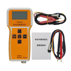 RC3563 Battery Tester Lithium Lead-Acid Battery Internal Resistance Tester w/ Clips High-End Probes
