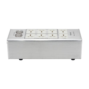 Palivens P20 Silver Audio Power Filter Power Supply Filter Pointer Type Voltage Meter Blue Backlight