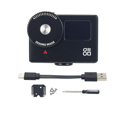 Black DOOMO Meter S Photography Light Meter Small Light Exposure Meter Accessory With 0.66&quot; OLED