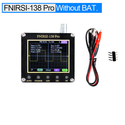 FNIRSI-138 Pro Digital Oscilloscope 2.5MS/s 200KHz Bandwidth Standard Version without Battery