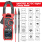 HT208D AC/DC Clamp Meter 1000V Digital Clamp Multimeter TRUE RMS Tests Voltage Current Impedance
