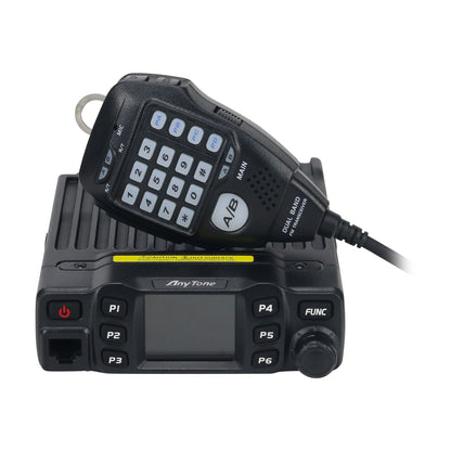 AnyTone AT-778UV Walkie Talkie Dual Band Transceiver Mini Mobile Radio VHF 136-174MHz UHF 400-490MHz