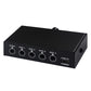B064 Mini Stereo Splitter Box Audio Signal Splitter Box 1 IN 4 OUT USB 5V Lossless Output 3.5MM Port