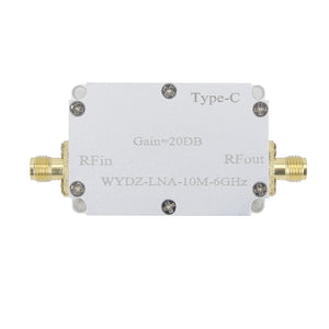 10M-6GHz Low Noise Amplifier Gain 20DB High Flatness LNA RF Signal Driving Receiver Front End