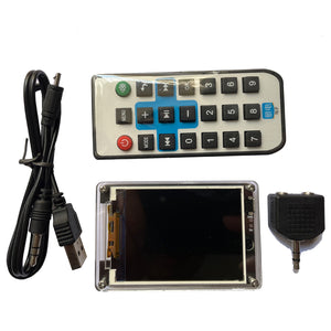 IR240 2.4&quot; Sound-Controlled Music Spectrum Display Rhythm Light LED Music Level Electronic Clock