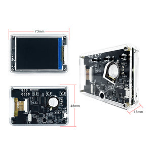 IR240 2.4&quot; Sound-Controlled Music Spectrum Display Rhythm Light LED Music Level Electronic Clock