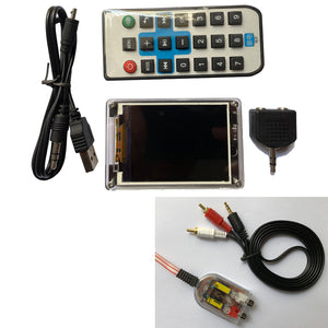 IR240 2.4&quot; Sound-Controlled Music Spectrum LED Music Level Electronic Clock with Impedance Converter