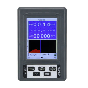 BR-9B Handheld Geiger Counter Nuclear Radiation Detector Radiation Dosimeter Semi-Functional Type