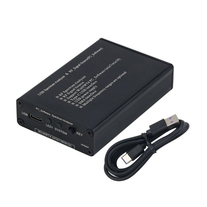 35M-4400M Spectrum Analyzer Tracking Generator WIN NWT4 RF Signal Generator With Black Shell