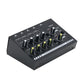 MIX800 8-Channels Mini Low Noise Sound Mixer Stereo Audio Mixer with Power Adapter