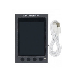 HAMCUBE Mini CW Trainer Morse Code Trainer w/ Stainless Steel Morse Key 1.5M/4.9FT 3.5MM Audio Cable