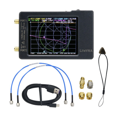 LiteVNA 50Khz-6.3Ghz Vector Network Analyzer Antenna Analyzer With 2.8&quot; Display For MF HF VHF