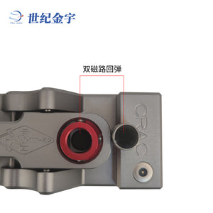 CRAC Manual Morse Keyer Telegraph Key CW Key with Magnetic Port Suitable for Ham Radio Users