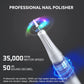 2-In-1 Electric Nail Polisher Machine 35000RPM Rechargeable Nail Grinder Tool and Power Bank