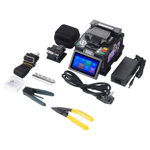Jw4108L Optical Fiber Fusion Splicer SM &amp; MM Core Alignment Fiber Splicer Machine for FTTH Projects