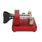 L&amp;MAO Automatic Morse Keyer Dual-Paddle Telegraph Key CW Key (Red) for Ham Radio Users