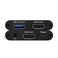 HV-HCA07 HDMI to USB 3.0 4K Video Card HDMI Video Card Live Streaming Accessory Supports Microphone