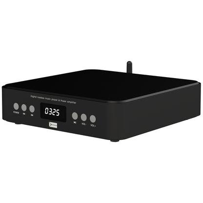 AMP65PLUS 2x50W Digital Lossless Music Player Power Amplifier Hifi Bluetooth Player Mini Amp Black