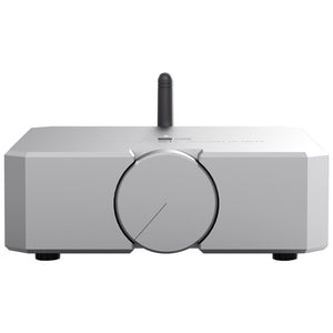 AMP25 2x80W Hifi Bluetooth Tube Amplifier Mini Amplifier Integrated Amplifier Headphone Amp Silver