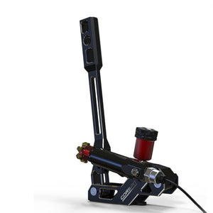 Conspit H2 Hydraulic Handbrake Racing Game SIM Simulator Hand Brake for SIM-racing Drivers for Fanatec Base-Without Control Box(Red)