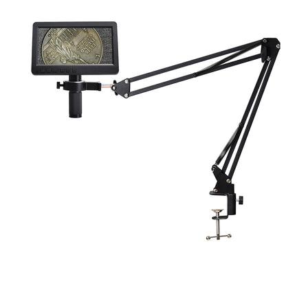 HY-2070 26MP Continuous Zoom Digital Microscope USB Microscope Multi-Angle Microscope with 7&quot; LCD