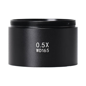 7X-50X Stereo Trinocular Head + WF10X/22mm Eyepiece Eye-Guards 0.5X &amp; 2.0X Auxiliary Objective Lens