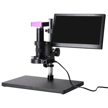 51MP 1080P 60FPS Digital Microscope with HDMI USB Camera 180X Lens 11.6&quot; Screen for PCB Soldering
