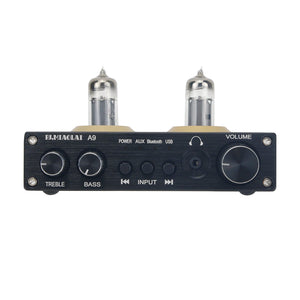 A9 HiFi Tube Preamp HiFi Headphone Amplifier Bluetooth 5.0 Receiver Support U Disk Playing