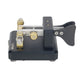 L&amp;MAO Automatic Morse Keyer Dual-Paddle Telegraph Key CW Key (Black) for Ham Radio Users