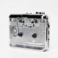 TON010 Portable Cassette Converter Cassette Tape to MP3 Converter w/ Type C Port Transparent Shell