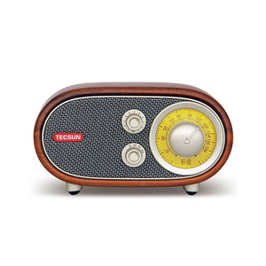 Tecsun BT-60 Walnut FM Radio BT5.0 Hifi Bluetooth Player Solid Wood Active Speakers Standard Edition