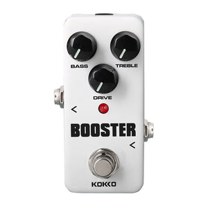 Kokko Fbs-2 Band Eq Booster Electronic Pedal Guitar Effects Pedal True Bypass Two Segment Eq Effect Device Pedalboard Guitar