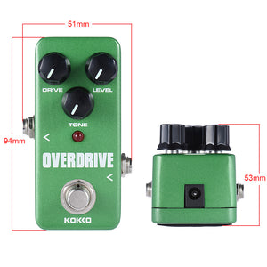 KOKKO FOD3 Guitar Effect Pedal Mini Overdrive Pedal Portable Guitar Effect Pedal For Musical Instrument Guitar Parts Accessories