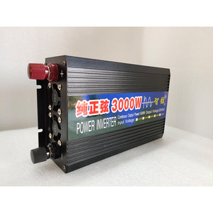 3000W Pure Sine Wave Power Inverter Input 60V Output 220V for Household Appliances Solar Power
