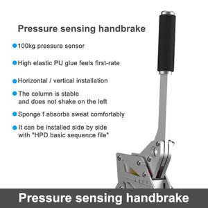 Racing Game Simulation Pressure Handbrake Drift Game Hand Brake SIM for Logitech G25 G27 G29 T300 T500 FANATEC HPD SQ (No Controller)