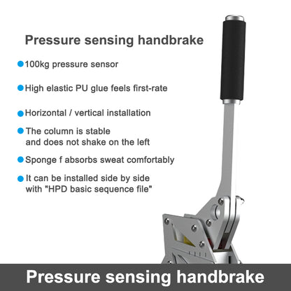 Racing Game Simulation Pressure Handbrake Drift Game Hand Brake SIM for Logitech G25 G27 G29 T300 T500 FANATEC HPD SQ (No Controller)