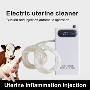 BTS-N43 Basic Version Automatic Uterine Cleaner Power Bank w/ Adjustable Flow Flashlight for Cow Pig