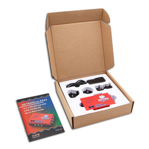 RetroScaler2x AV Converter and Line-Doubler AV to HDMI Converter Set Red for PS2/N64/NES/Dreamcast