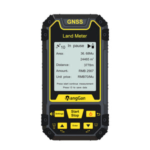 WangGan S2 GNSS Land Meter Small GPS Land Meter w/ 2.4" Screen to Measure Slop Mountainous Area