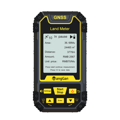 WangGan S2 GNSS Land Meter Small GPS Land Meter w/ 2.4" Screen to Measure Slop Mountainous Area