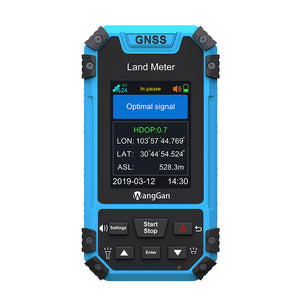 WangGan S3 GNSS Land Meter GPS Land Meter with 2.4" Color Screen to Measure Fixed Point Distance