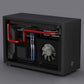 Geeek M5 PC A4 SFX Mini Case LTX Side Transparent 240 Water-cooled Small Chassis SFX Power Portable Small Computer Host 140*340*220mm