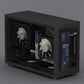 Geeek M5 PC A4 SFX Mini Case LTX Side Transparent 240 Water-cooled Small Chassis SFX Power Portable Small Computer Host 140*340*220mm