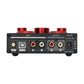 P1 Hifi Tube Preamp USB DAC Headphone Amp Bluetooth Receiver 5.0 (Red) w/ American Tubes Treble Bass