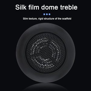 2pcs 120W High Efficiency Mini Dome Tweeter Speaker 12V Loudspeaker Audio Auto Sound Speaker for Car Audio System