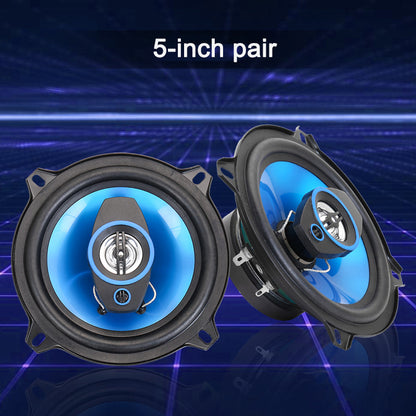 2pcs Durable 5Inch 2Way 300W Car Speaker Automobile Car HiFi Audio Full Range Frequency Coaxial Speaker High Pitch Loudspeaker
